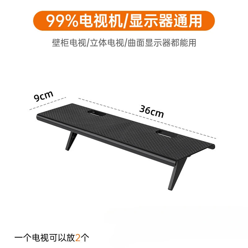 TV Top Shelf Organizer - Adjustable Monitor Stand Rack for Router & Desktop Storage, Everstock