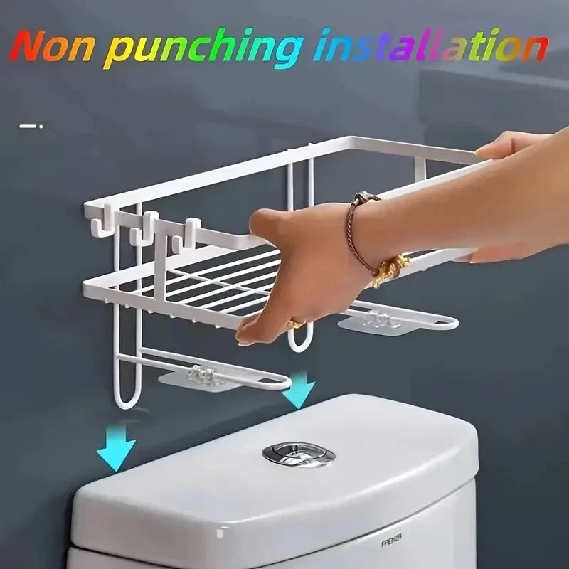 Over-the-Toilet Storage Shelf - Freestanding Organizer Rack for Bathroom Accessories, Everstock