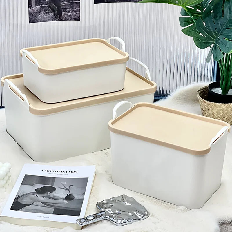 Multi-Function Storage Bin with Handles - Closet Floor Organizer Box for Blankets & Household Items, Everstock