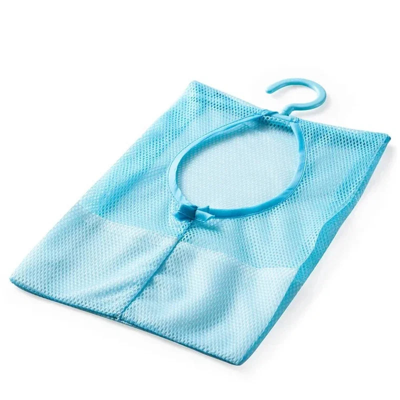 Mesh Storage Bag Organizer - Multifunctional Hanging Net Basket for Kids Toys, Socks & Clothes, Everstock