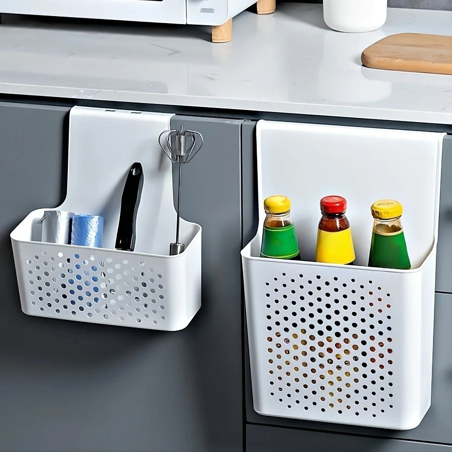 Over-the-Door Cabinet Organizer - Hanging Basket Shelf for Cabinet Doors, Kitchen & Bathroom Storage, Everstock