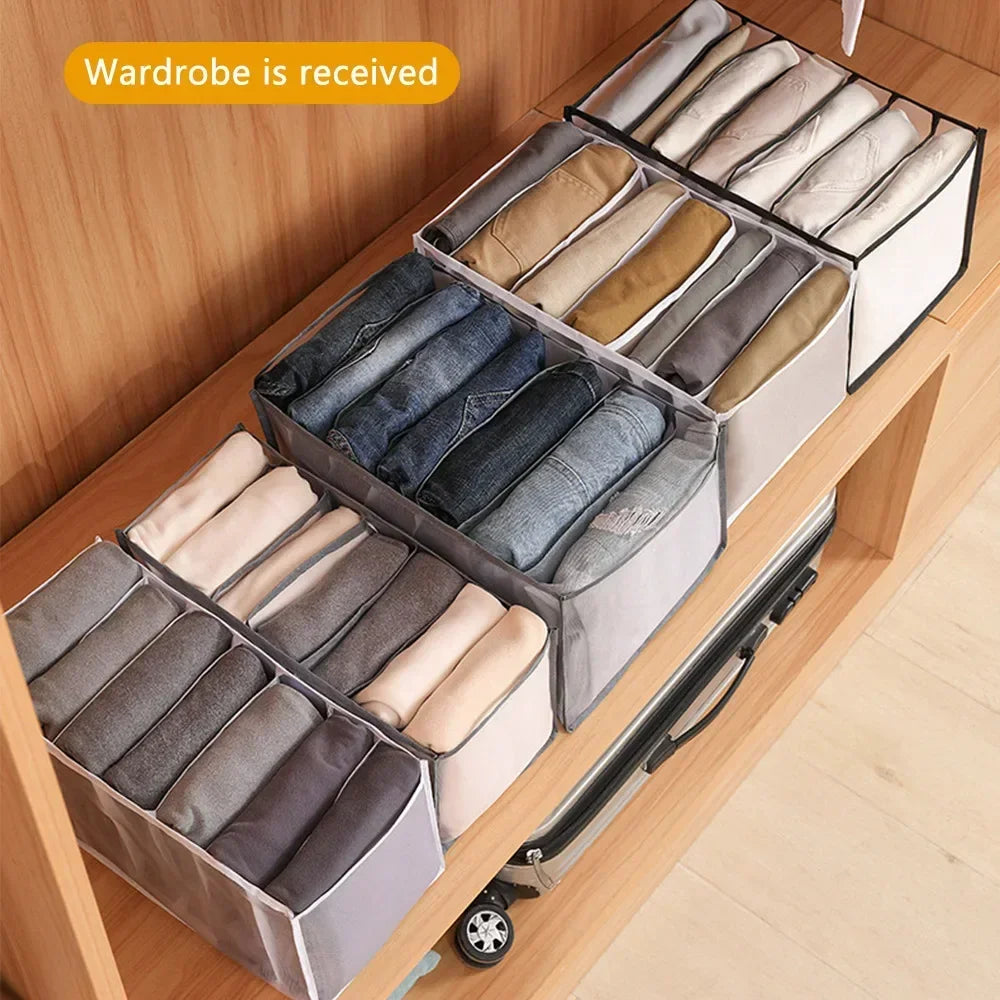 Closet Underwear Organizer Box - Wardrobe Drawer Dividers for Bras, Socks & Folded Clothes, Everstock