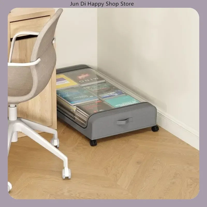 Under-Bed Storage Drawer with Wheels - Dust-Proof Rolling Box for Clothes and Shoes, Bedroom, Everstock