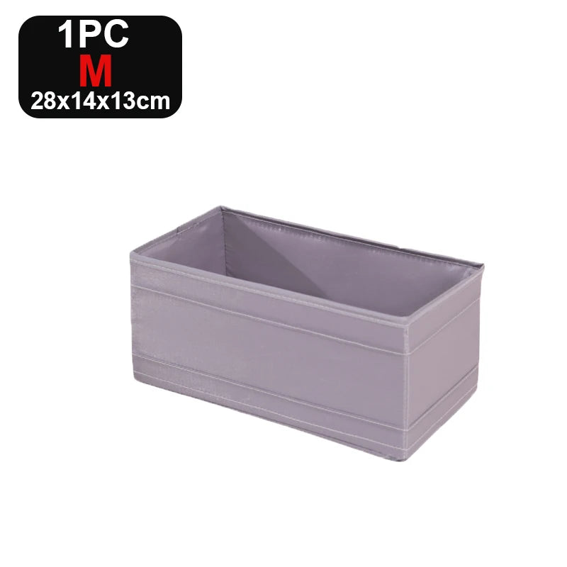 Foldable Compartment Storage Box - Wardrobe Organizer for Underwear, Jeans & Socks, Everstock