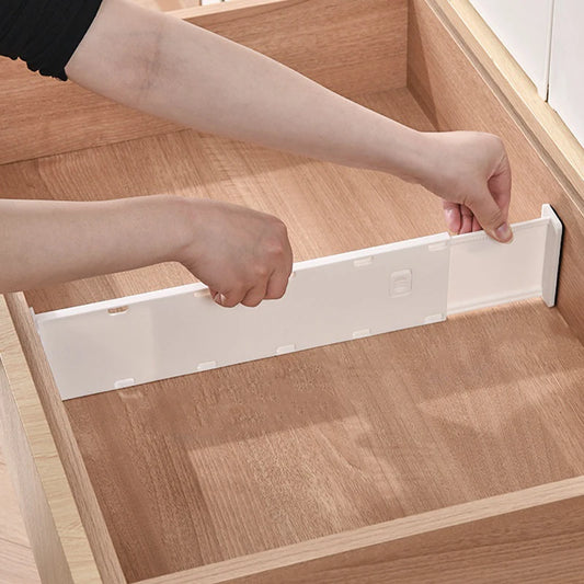 Expandable Drawer Divider - PP Partition Board for Underwear, Socks, Clothes & Kitchenware, Dresser Drawers, Everstock