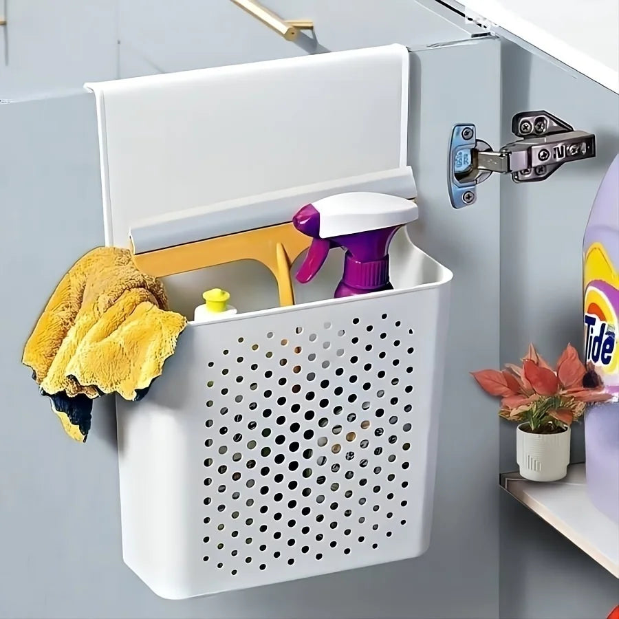 Over-the-Door Cabinet Organizer - Hanging Basket Shelf for Cabinet Doors, Kitchen & Bathroom Storage, Everstock
