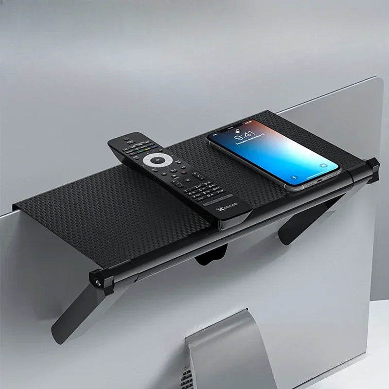 TV Top Shelf Organizer - Adjustable Monitor Stand Rack for Router & Desktop Storage, Everstock