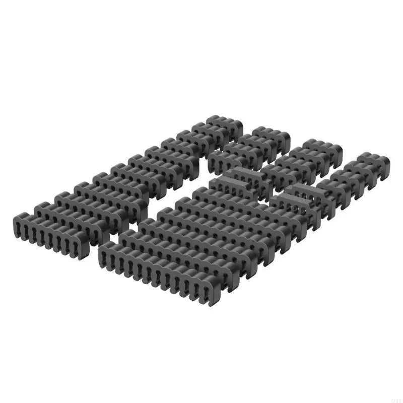 PC Cable Comb Set - 34-Piece Acrylic Power Cable Sleeve Combs for GPU and PSU Wiring, Everstock