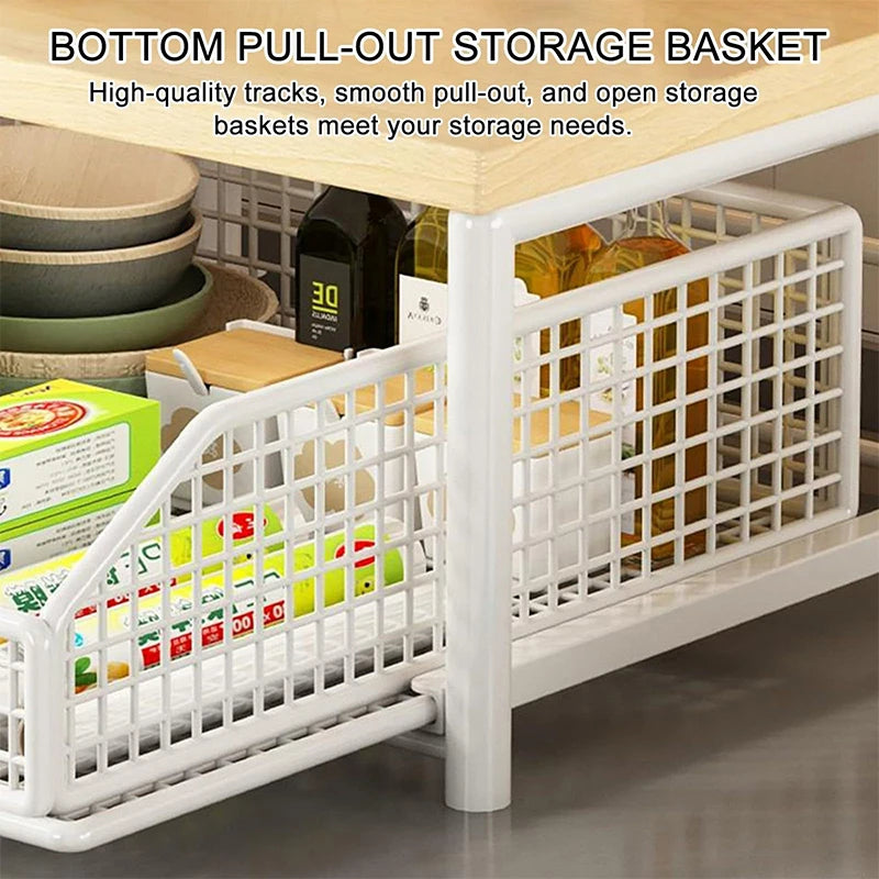 Kitchen Countertop Shelf Organizer - Multi-Use Rack for Microwave, Spices, Coffee Machine & Printer, Everstock