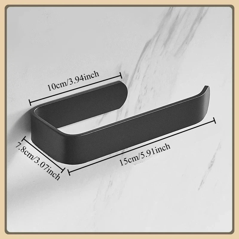 Multifunctional Towel Rack - Wall Shelf with Cloth Hanging Bar for Bathroom Storage, Everstock