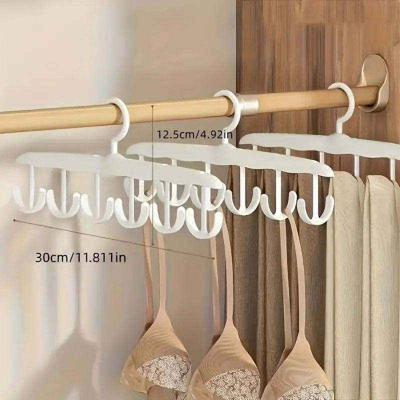 12-Hook Rotating Closet Organizer - Space-Saving Hanger for Ties, Belts & Accessories, Everstock