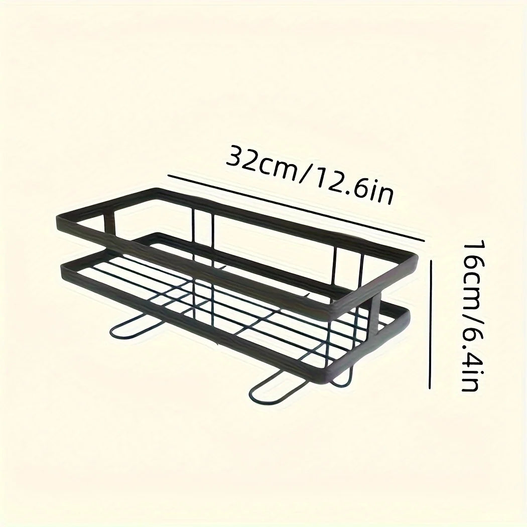 Toilet Tank Storage Rack - Non-Punching Multifunctional Organizer for Bathroom Supplies, Everstock