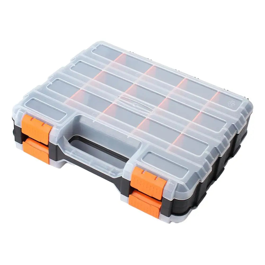 Hardware Storage Organizer Box - 34 Compartments with Dividers for Screws, Nuts & Bolts, Everstock
