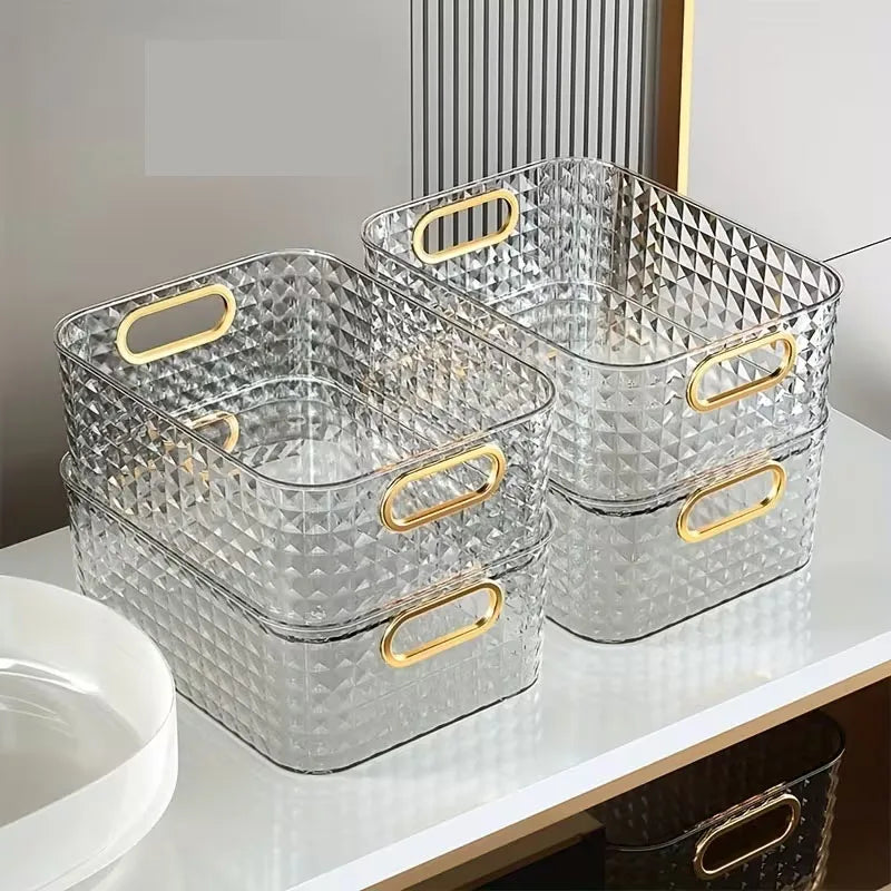 Desktop Storage Box - Compact Open Sundries Organizer for Bedroom, Dorm Room & Home Essentials, Everstock