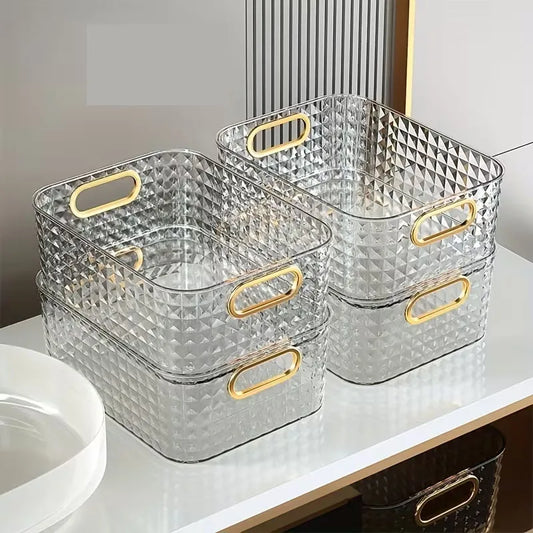 Desktop Storage Box - Compact Open Sundries Organizer for Bedroom, Dorm Room & Home Essentials, Everstock