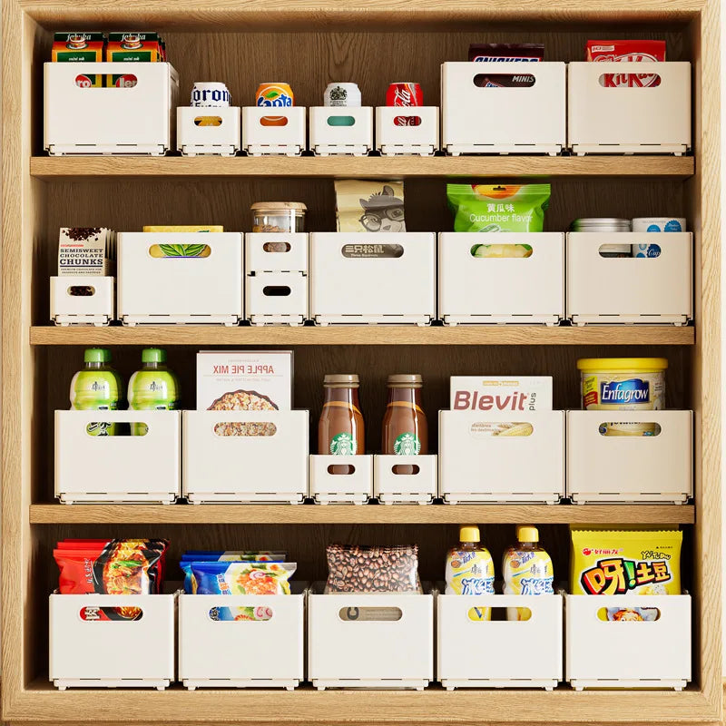 Stackable Clothing Storage Bin - Plastic Divided Organizer Box for Folded Clothes in Wardrobe, Drawer or Cabinet, Everstock