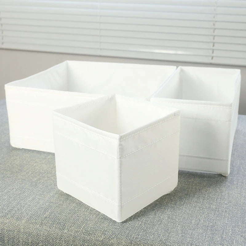 Foldable Underwear Organizer Box - Drawer & Cabinet Dividers for Bras, Socks & Pants, Bedroom Wardrobe, Everstock
