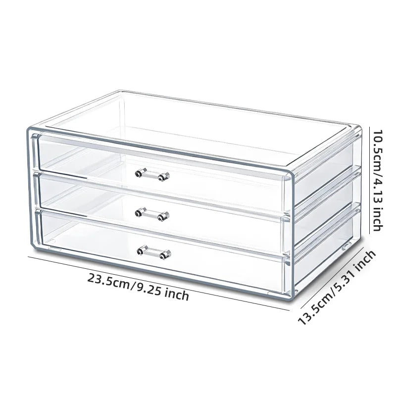 Jewelry & Cosmetics Organizer Tray - Desktop Storage for Eyeshadow Palettes & Accessories, Everstock