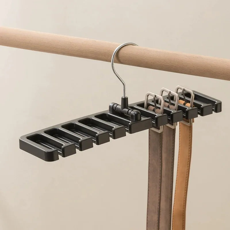 Wardrobe Belt & Scarf Organizer - Multi-Hook Hanger for Closet Accessory Storage, Everstock