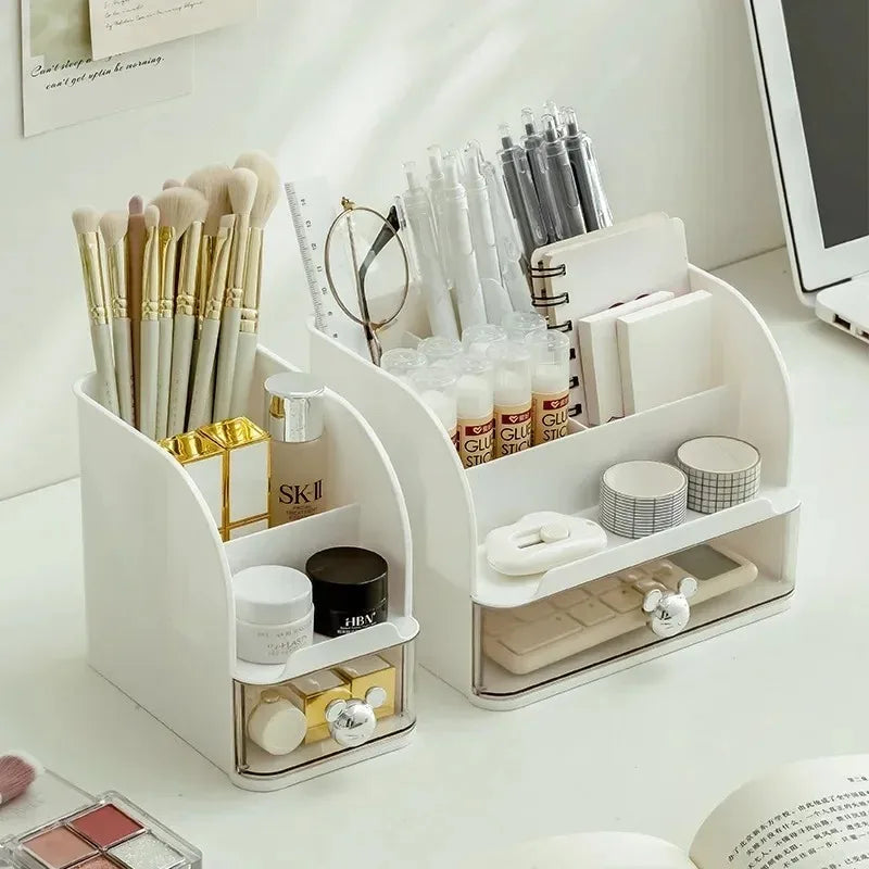 Desk Organizer Caddy - Pen, Makeup Brush & Remote Control Holder for Office & Home Desks, Everstock
