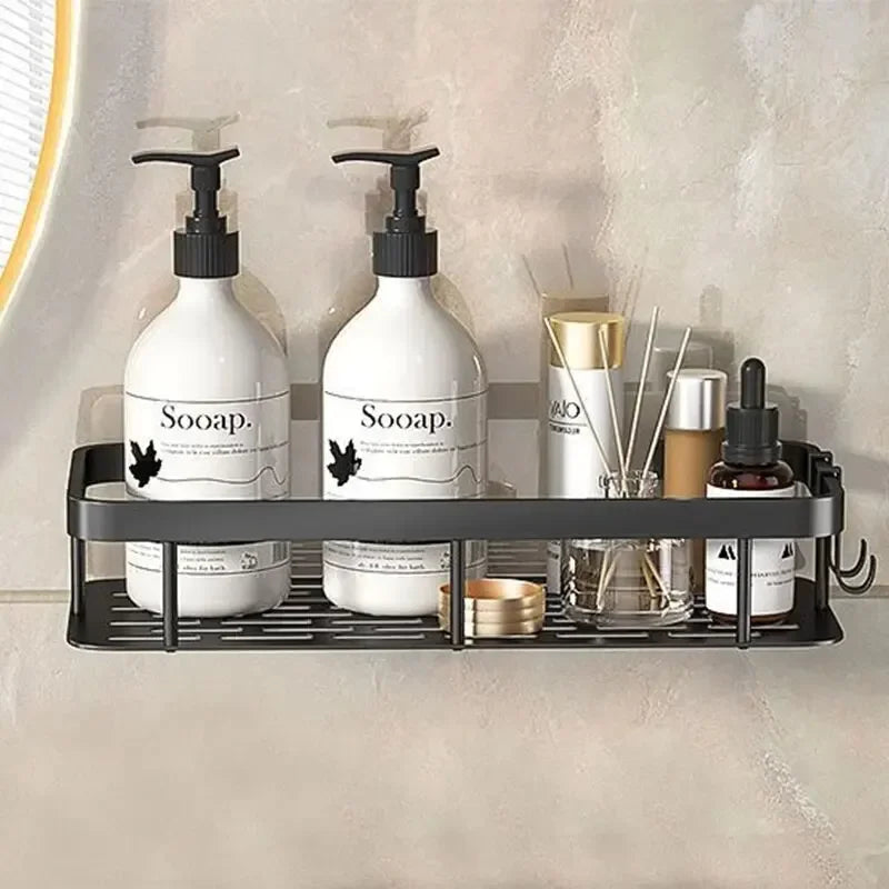 No-Drill Corner Wall Mount Shelf - Bathroom Shower Storage Rack Holder, Everstock