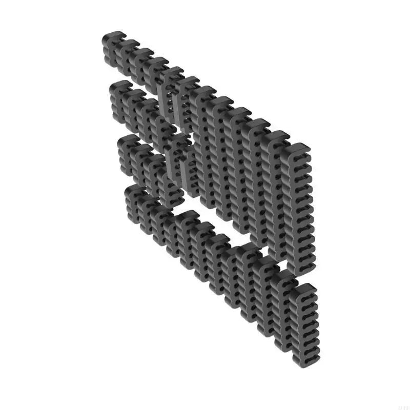 PC Cable Comb Set - 34-Piece Acrylic Power Cable Sleeve Combs for GPU and PSU Wiring, Everstock