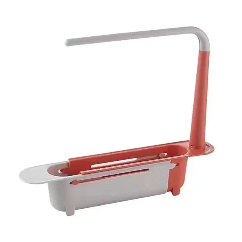 Expandable Sink Organizer Rack - Telescopic Shelf for Soap, Sponges & Towels Over the Faucet, Kitchen, Everstock