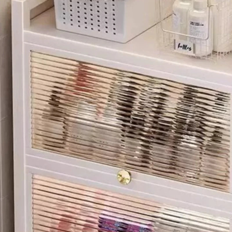 Corner Display Storage Shelf - Skincare & Toothbrush Organizer, Decorative Towel Shelf for Bathroom Countertop, Everstock
