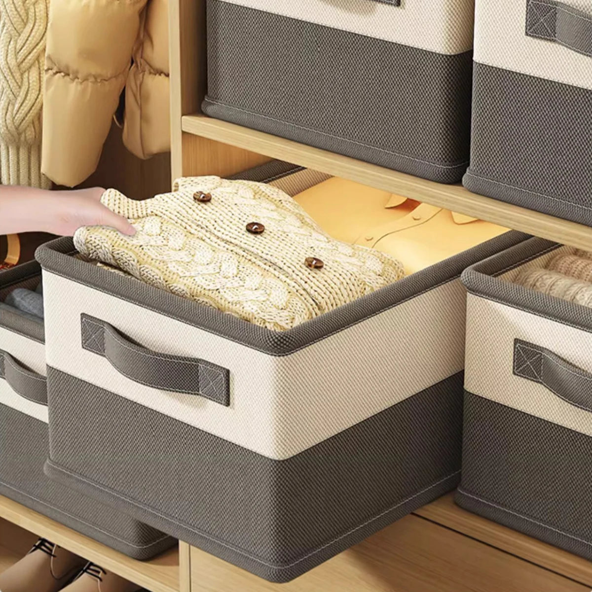 Under-Bed Storage Box - Compartment Organizer for Bedding & Clothing, Space-Saving, Everstock