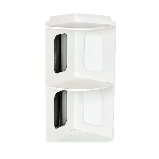 Corner Desk Organizer - Layered Plastic Storage Rack for Stationery, Cosmetics & Dorm Desktop Sundries, Everstock