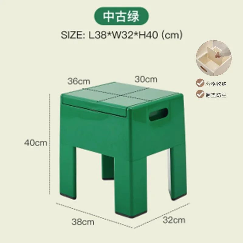 Narrow Storage Ottoman - Plastic Entryway Shoe Bench with Hidden Compartment, 100kg Load Capacity for Hallways, Everstock