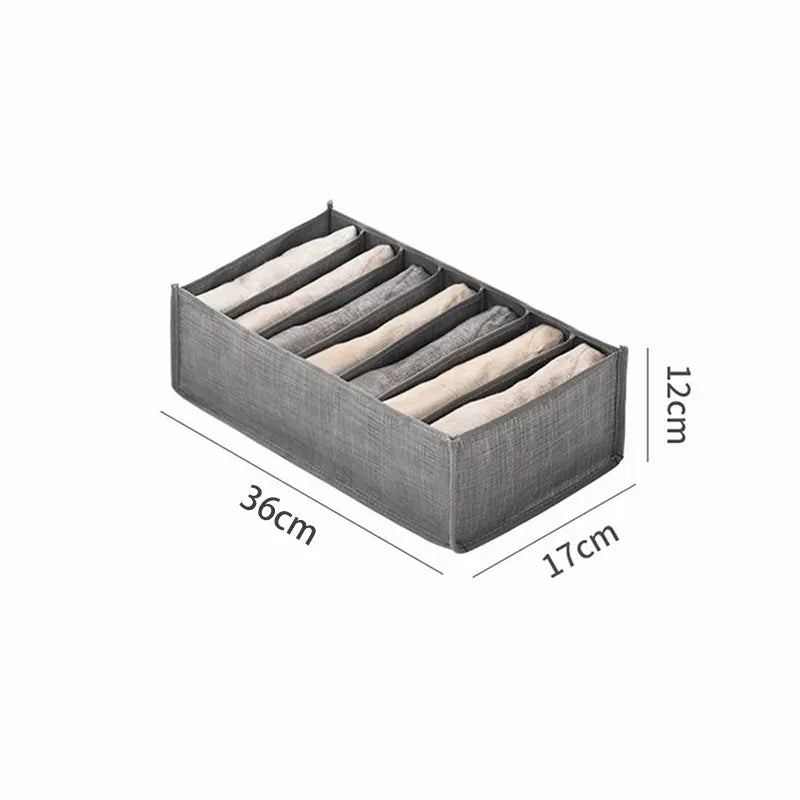 Closet Clothes Organizer Box - Cabinet Drawer Storage for Pants, Jeans, T-Shirts & Underwear, Everstock