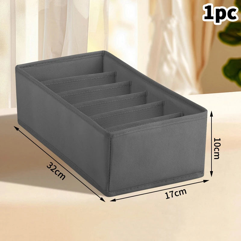 Wardrobe Drawer Organizer Set - Foldable Fabric Dividers for Clothing, Underwear, Socks & Bra Storage, Everstock