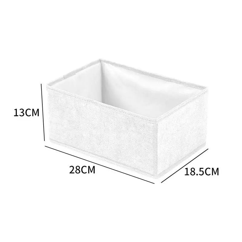 Clothes Storage Basket - Lightweight Plastic and Polyester Drawer Organizer for Underwear, Socks and T-Shirts, Everstock