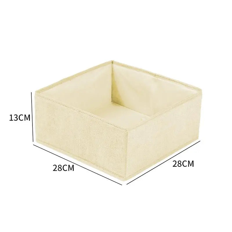 Clothes Storage Basket - Lightweight Plastic and Polyester Drawer Organizer for Underwear, Socks and T-Shirts, Everstock