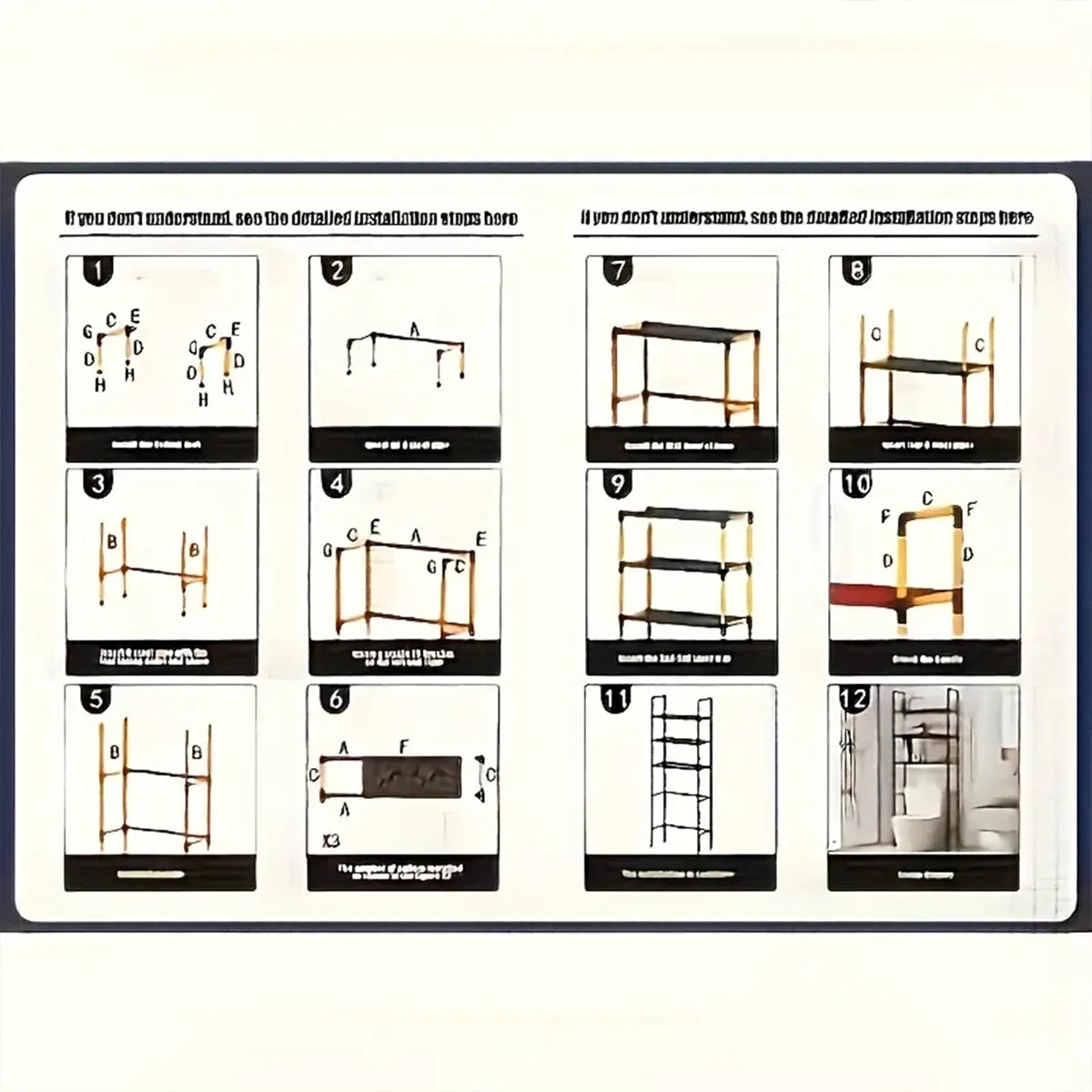 Floor-Standing Toilet Storage Rack - Freestanding Shelf Stand for Bathroom, Everstock