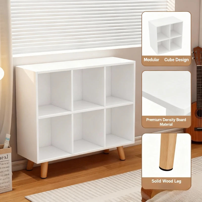 Multi-Tier Floor Storage Shelf - Kids Toy & Book Organizer for Living Room, Easy Assembly, Everstock