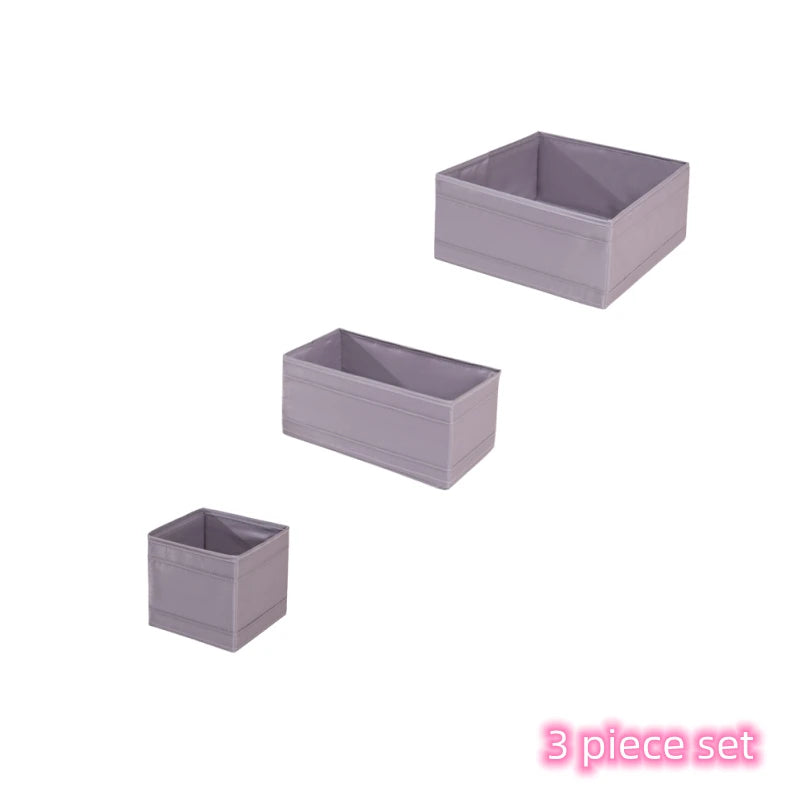 Foldable Underwear Organizer Box - Drawer & Cabinet Dividers for Bras, Socks & Pants, Bedroom Wardrobe, Everstock
