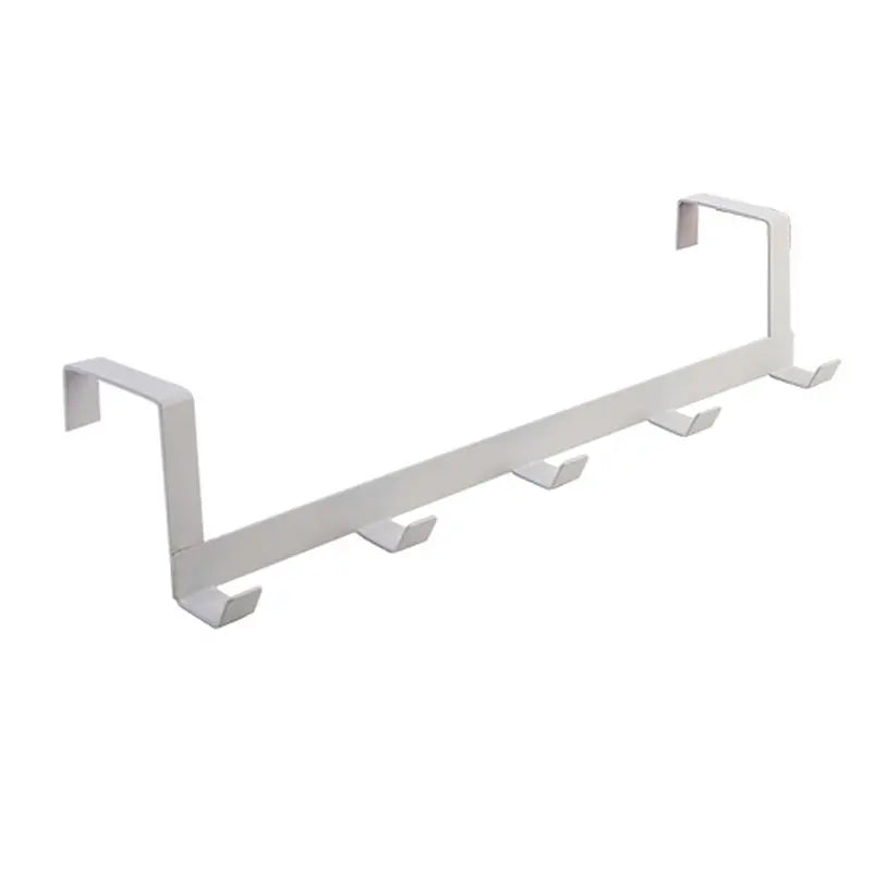 5-Hook Over-The-Door Organizer - Coat, Towel & Hat Rack for Bathroom & Bedroom Doors, Everstock