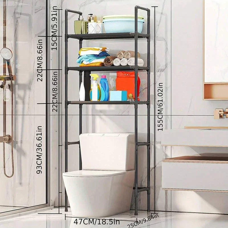 Multilayer Over-the-Toilet Storage Rack - Wall Hanging Space Saver Organizer, Everstock