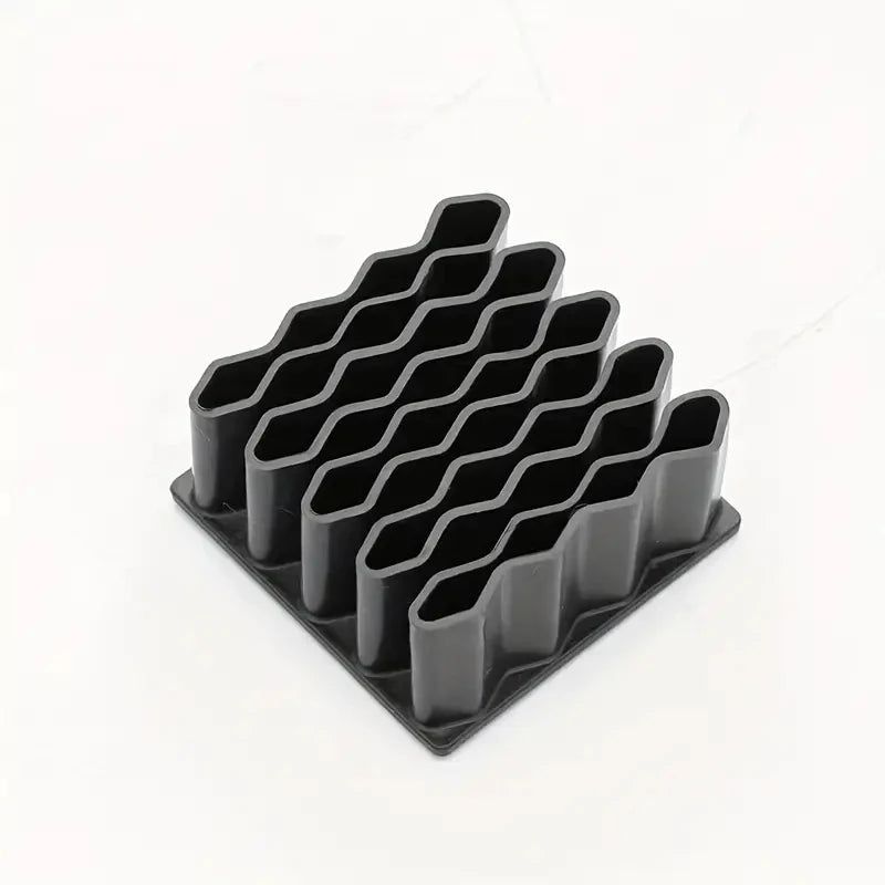 Compartment Desk Organizer - Sectioned Storage Stand for Pens, Tubes and Small Supplies, Trimmable, Everstock