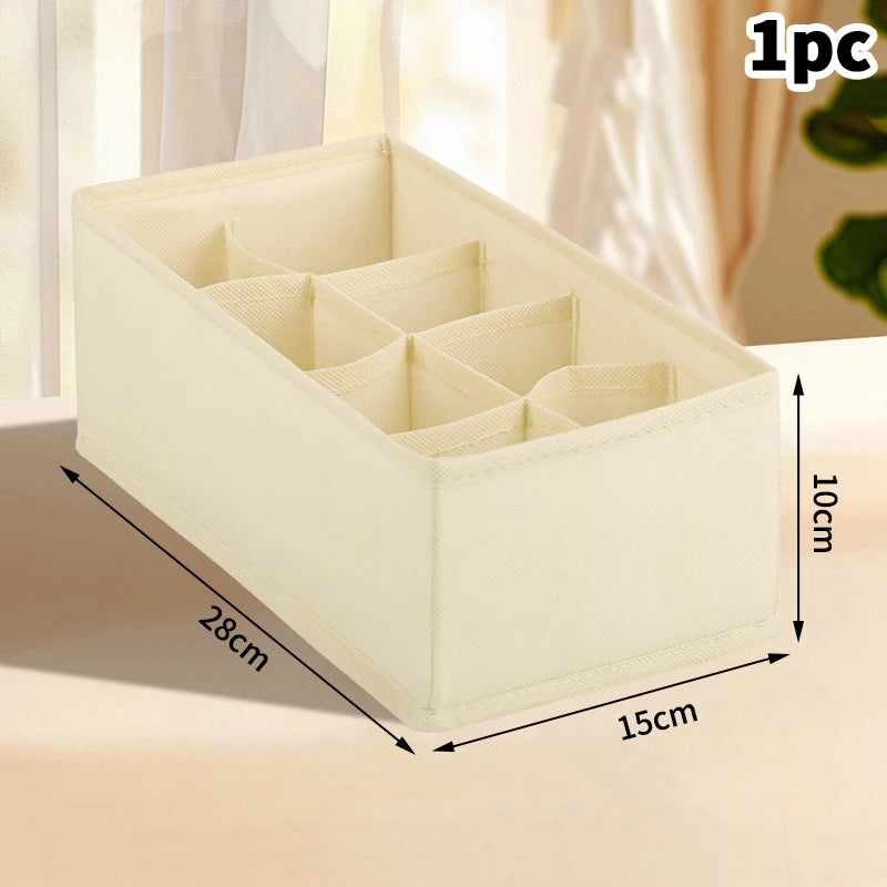 Wardrobe Drawer Organizer Set - Foldable Fabric Dividers for Clothing, Underwear, Socks & Bra Storage, Everstock