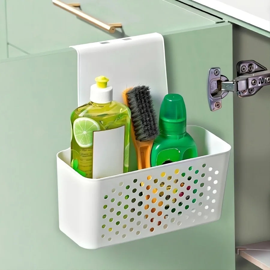 Over-the-Door Cabinet Organizer - Hanging Basket Shelf for Cabinet Doors, Kitchen & Bathroom Storage, Everstock
