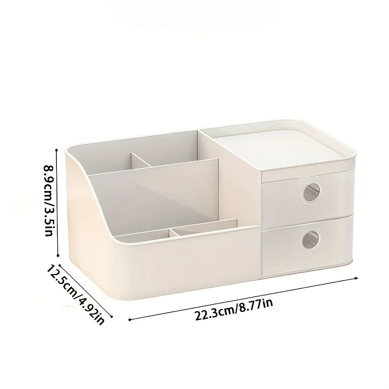 Large-Capacity Pen Holder Organizer - Desktop Storage for Desks & Drawers, Space-Saving, Everstock