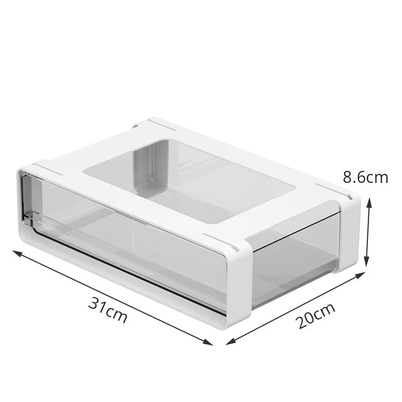 A4 Document Organizer Box - Dustproof File Storage for Certificates & Household Registration Papers, Everstock