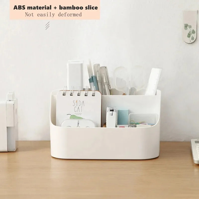 Desk Organizer Caddy - Pen, Makeup Brush & Remote Control Holder for Office & Home Desks, Everstock