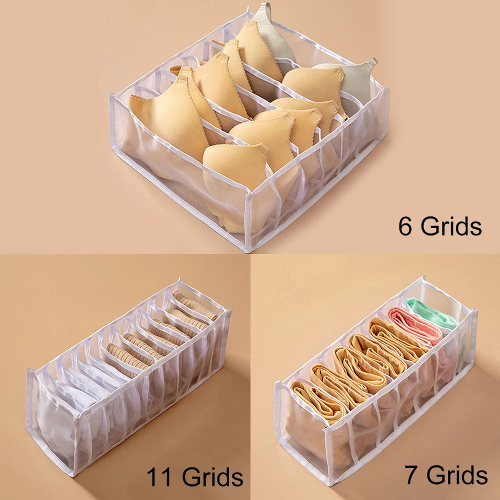 Wardrobe Drawer Divider Organizer - Cabinet Storage Boxes for Underwear, Bra, Socks & Panties, Dorm & Bedroom, Everstock