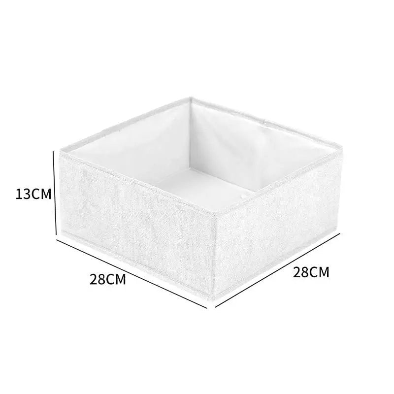 Clothes Storage Basket - Lightweight Plastic and Polyester Drawer Organizer for Underwear, Socks and T-Shirts, Everstock