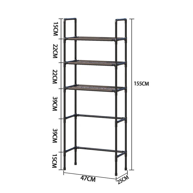 Multilayer Over-the-Toilet Storage Rack - Wall Hanging Space Saver Organizer, Everstock