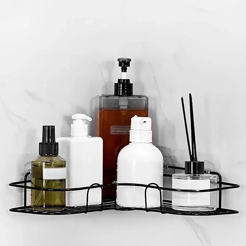 Triangle Shower Shelf - No-Drill Shampoo Storage Rack Holder for Bathroom, Everstock